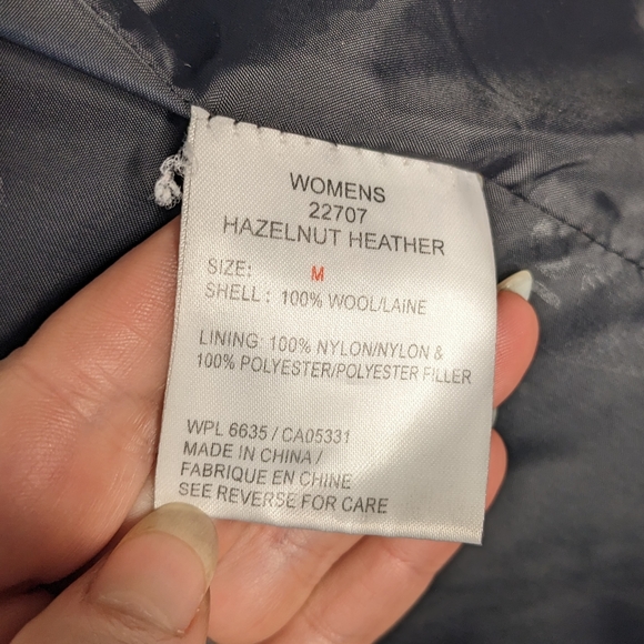 Woolrich tan quilted wool bomber jacket Medium - Picture 9 of 10